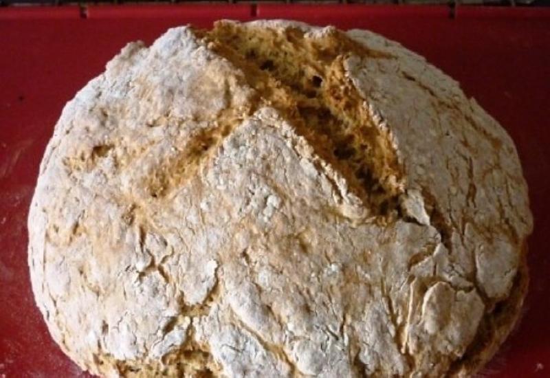 Кулинария рецепт кулинарный хлеб на кислом молоке из скороспелого теста продукты пищевые Хлеб из прокисшего молока в духовке